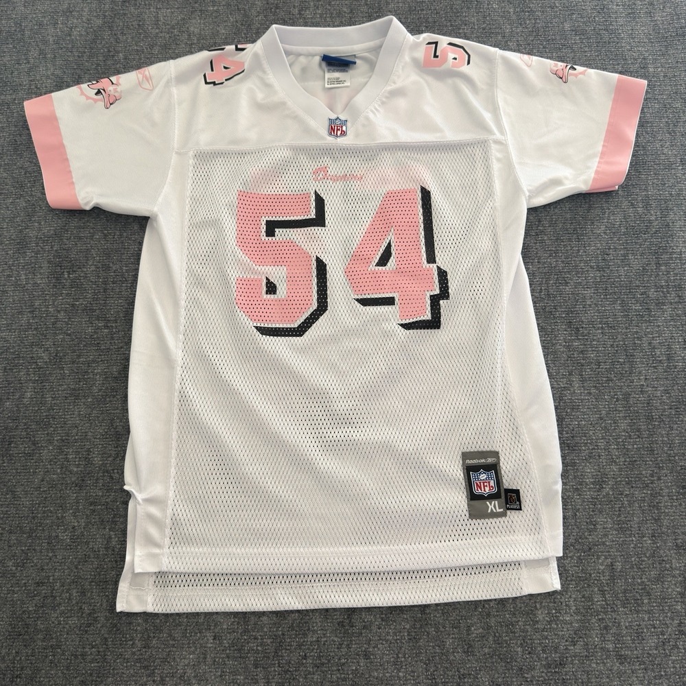 Miami Dolphins Zach Thomas #54 Reebok NFL Jersey Youth XL / Women's S/M